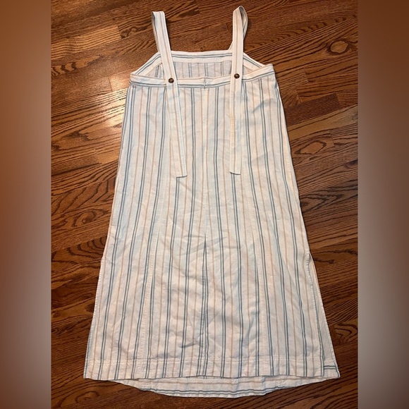 Madewell Linen-Cotton Princess-Seamed Midi Dress in Stripe
Size XL - Picture 7 of 9